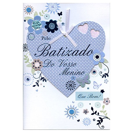 CARTOES BATIZADO C/ENV. REF. BLESSINGS FOR YOU