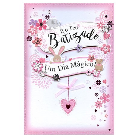 CARTOES BATIZADO C/ENV. REF. BLESSINGS FOR YOU