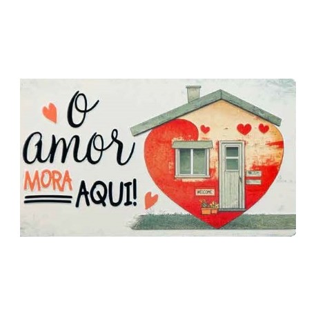 Ímane Retro "O Amor Mora Aqui" Ref. MMP 103