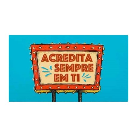 Ímane Retro "Acredita sempre" Ref. MMP 141