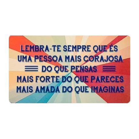 Ímane Retro "Pessoa corajosa" Ref. MMP 157