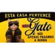 Ímane Retro "Pertençe ao gato" Ref. MMP 167