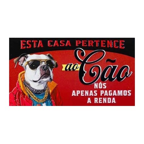 Ímane Retro "Pertençe ao cão" Ref. MMP 168