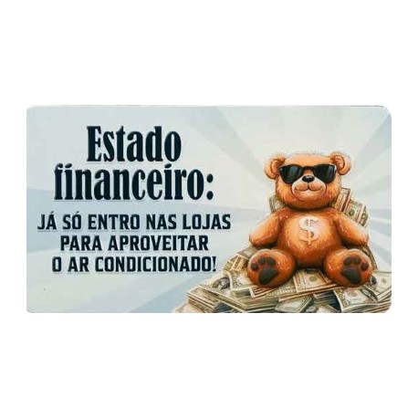 Ímane Retro "Estado Financeiro" Ref. MMP 169