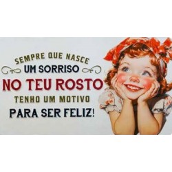 Ímane Retro "Motivo Para Ser Feliz" Ref. MMP 173