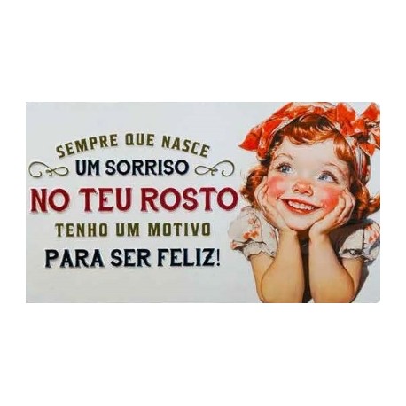 Ímane Retro "Motivo Para Ser Feliz" Ref. MMP 173