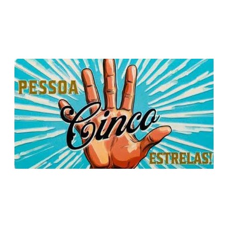 Ímane Retro "Pessoa cinco estrelas" Ref. MMP 191