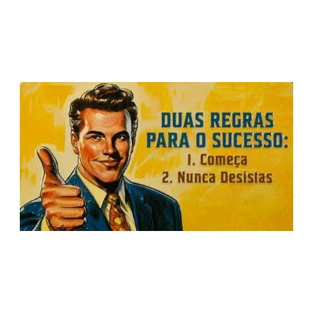 Ímane Retro "Regras para o sucesso" Ref. MMP 195