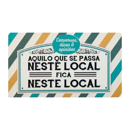 Ímane Retro "Fica neste local" Ref. MMP 199