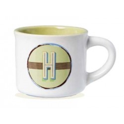 CANECA ESPRESSO LETRA "H" REF.  ENM 308