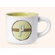 CANECA ESPRESSO LETRA "P" REF.  ENM 316