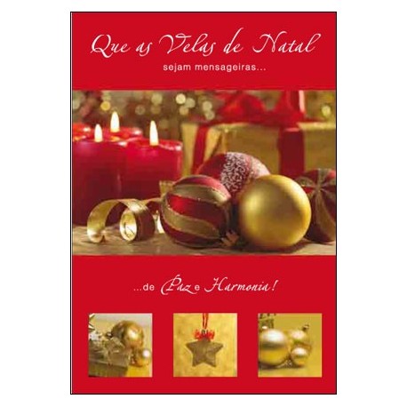 CARTOES NATAL   C/ENV.REF.CHRISTMAS GLAMOUR