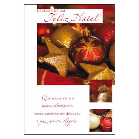 CARTOES NATAL   C/ENV.REF.CHRISTMAS GLAMOUR