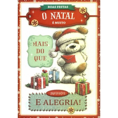 CARTOES NATAL C/ENV.REF. CHRISTMAS JOY