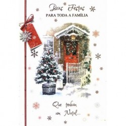 CARTOES NATAL C/ENV.REF. CHRISTMAS JOY