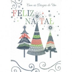 CARTOES NATAL C/ENV.REF. CHRISTMAS JOY