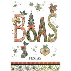 CARTOES NATAL C/ENV.REF. CHRISTMAS JOY