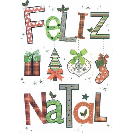 CARTOES NATAL C/ENV.REF. CHRISTMAS JOY