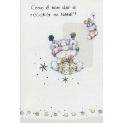 CARTOES NATAL   C/ENV.REF.SNOWDROPS