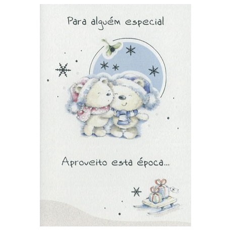 CARTOES NATAL   C/ENV.REF.SNOWDROPS