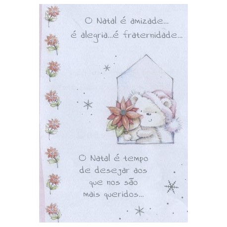 CARTOES NATAL   C/ENV.REF.SNOWDROPS