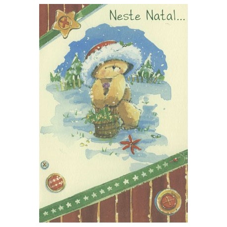 CARTOES NATAL   C/ENV.REF.XMAS BUTTON