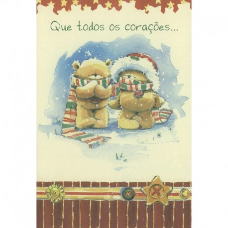 CARTOES NATAL   C/ENV.REF.XMAS BUTTON