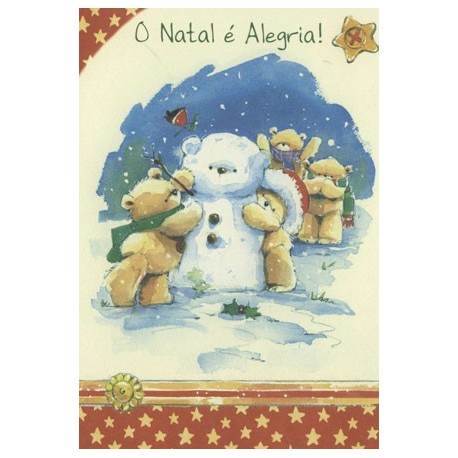 CARTOES NATAL   C/ENV.REF.XMAS BUTTON