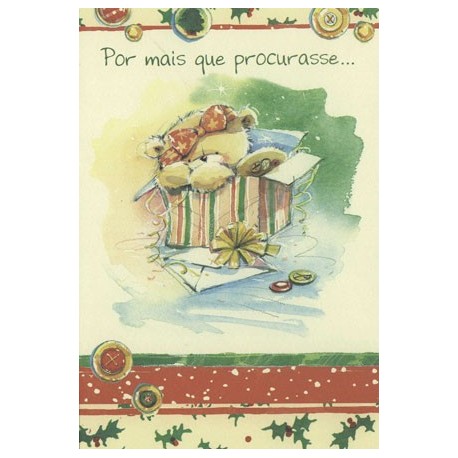 CARTOES NATAL   C/ENV.REF.XMAS BUTTON
