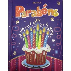 MINI LIVRO "MUITOS PARABÉNS" REF. ABL 016