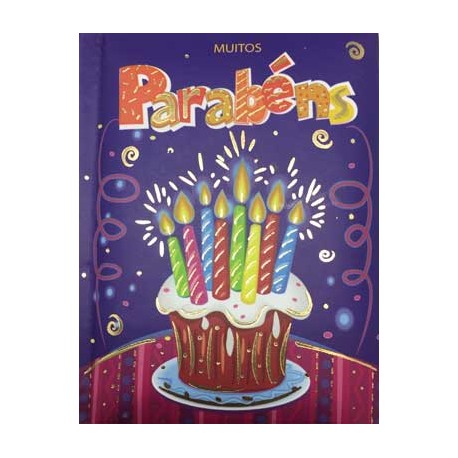 MINI LIVRO "MUITOS PARABÉNS" REF. ABL 016