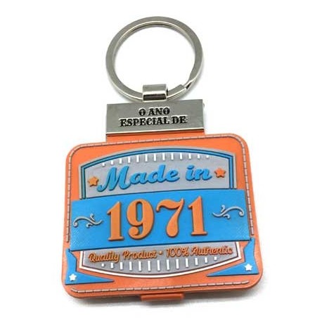 LATEX PORTA-CHAVE - REF. ANO 1971