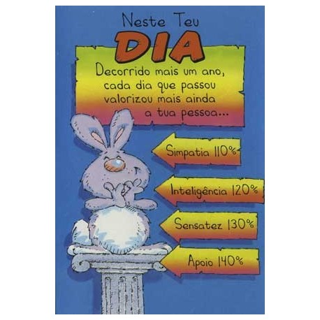 CARTOES EV.DAYS C/ENV.REF.NICK HUMOR 3D