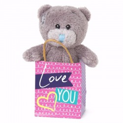 MTY PELUCHE S3 BEAR IN BAG LOVE YOU REF.G01W4133