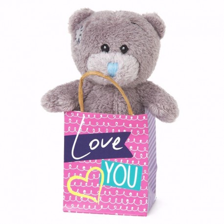 MTY PELUCHE S3 BEAR IN BAG LOVE YOU REF.G01W4133